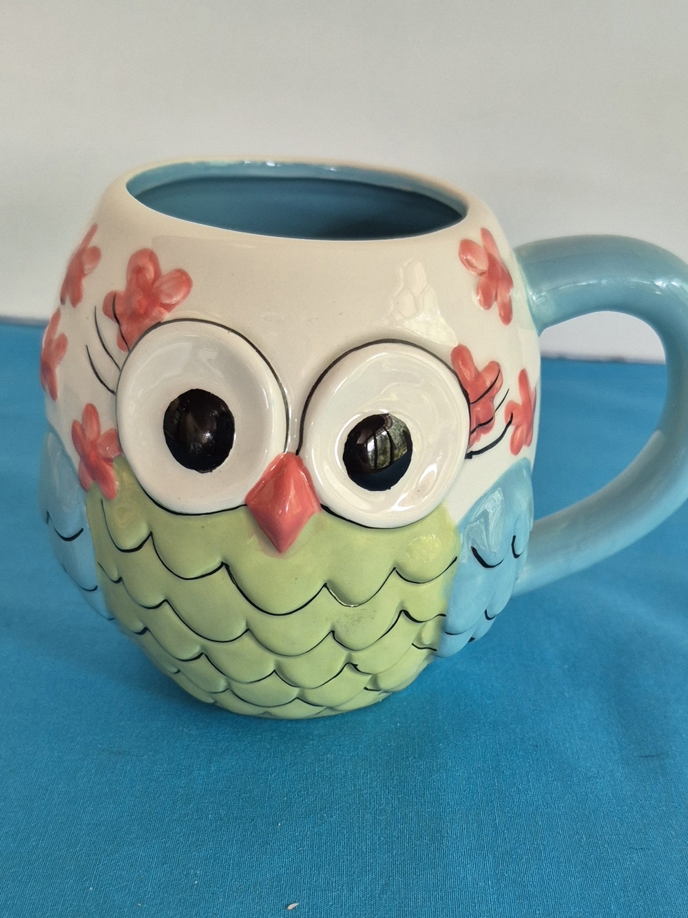 Owl Dream Hope Believe Coffee Mug Ceramic Tea Cocoa Latte Kitchen Décor NIB